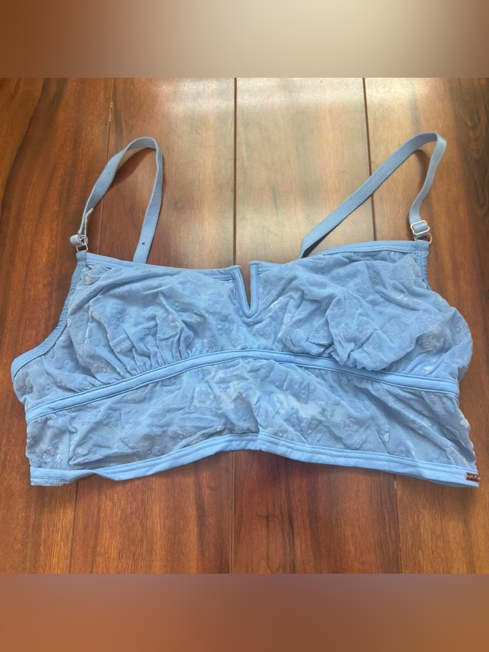 Victoria's Secret Light Blue Lace Bralette